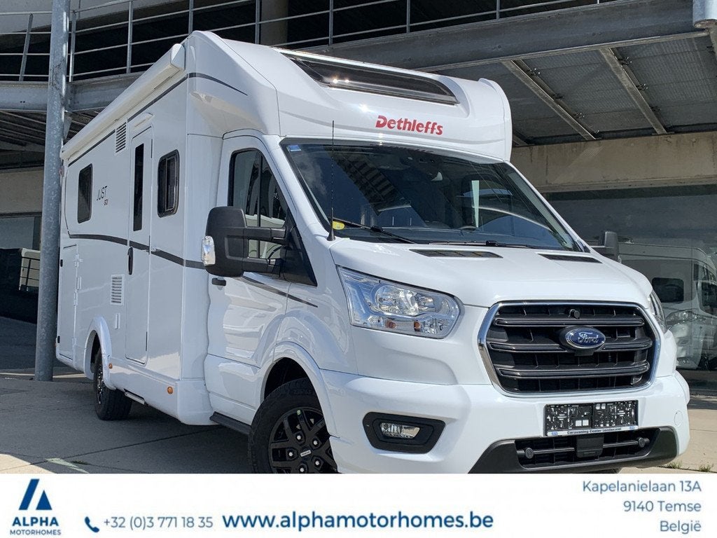 Dethleff'S/T7055 DBL Just Go Ford 155 PK automaat/NG, Caravanes & Camping, Camping-cars, Autres marques, Entreprise, Diesel, Automatique