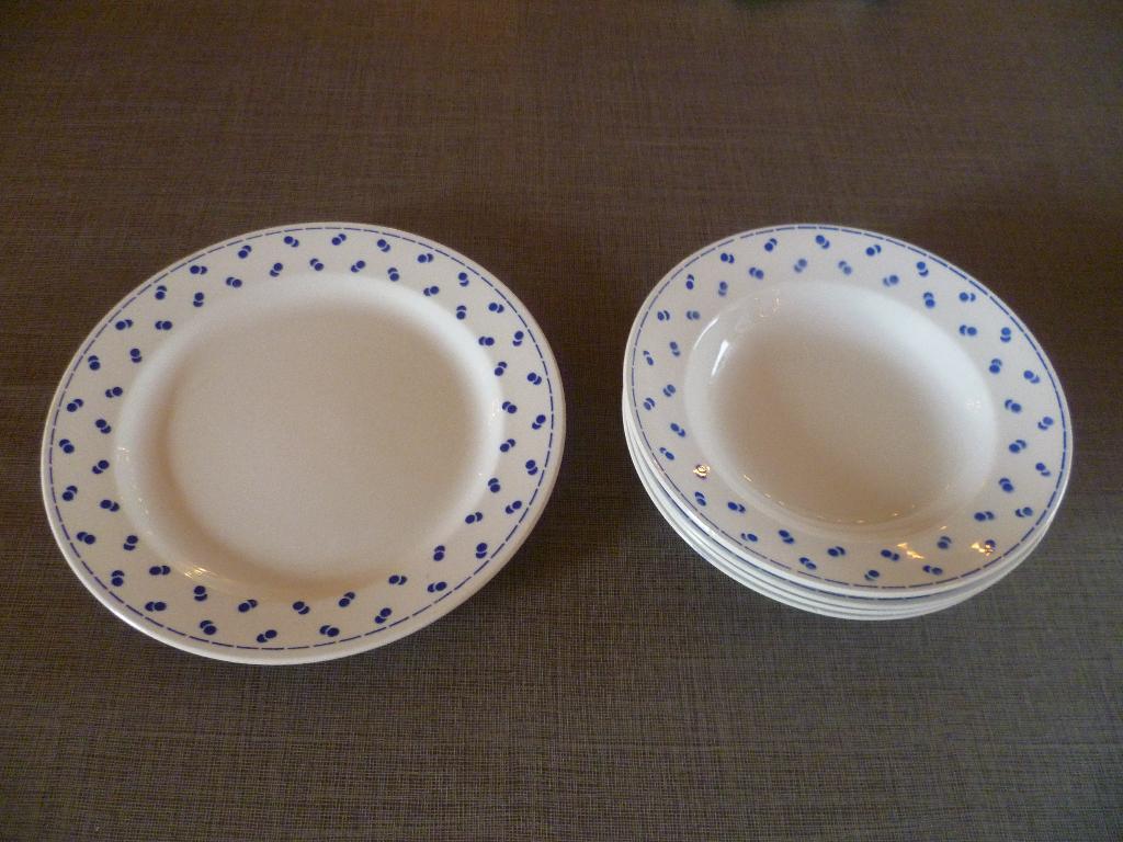 Boch petits pois borden en schaal, Antiek en Kunst, Antiek | Schalen, Ophalen of Verzenden