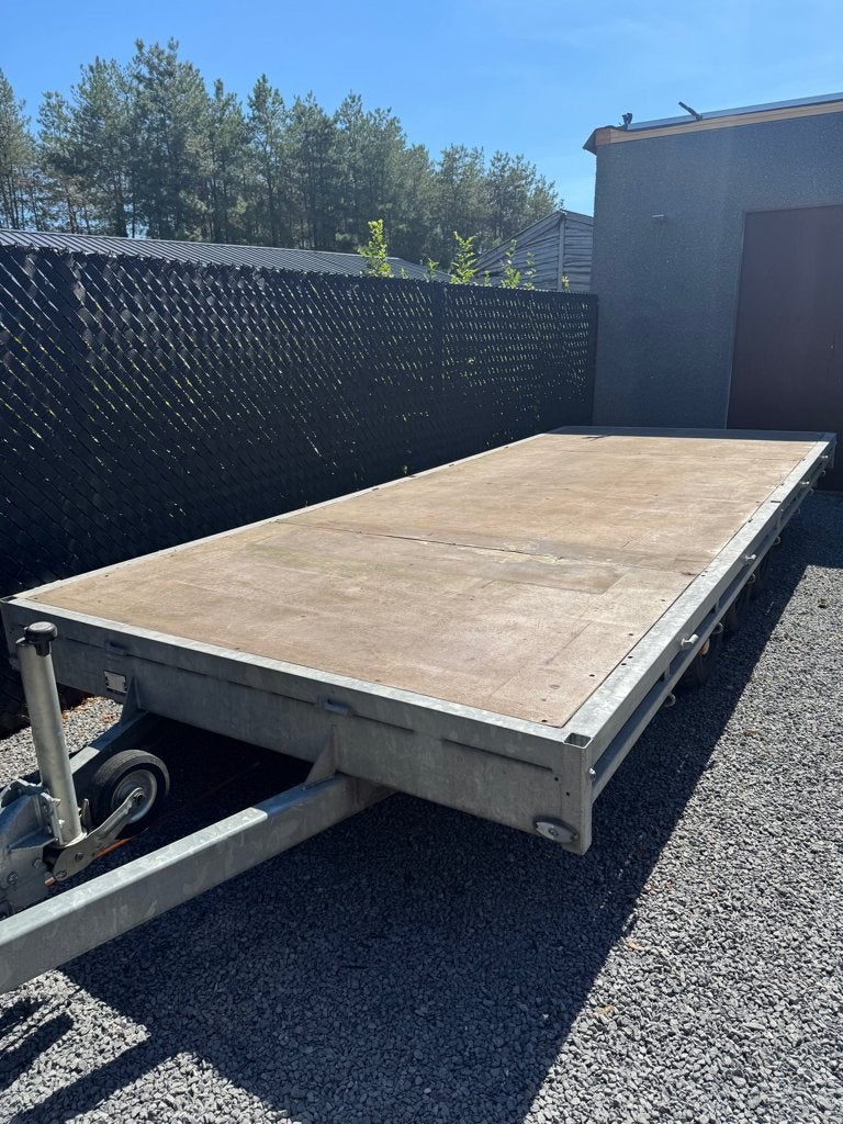 Aanhangwagen plateau 3-asser, Enlèvement, Utilisé