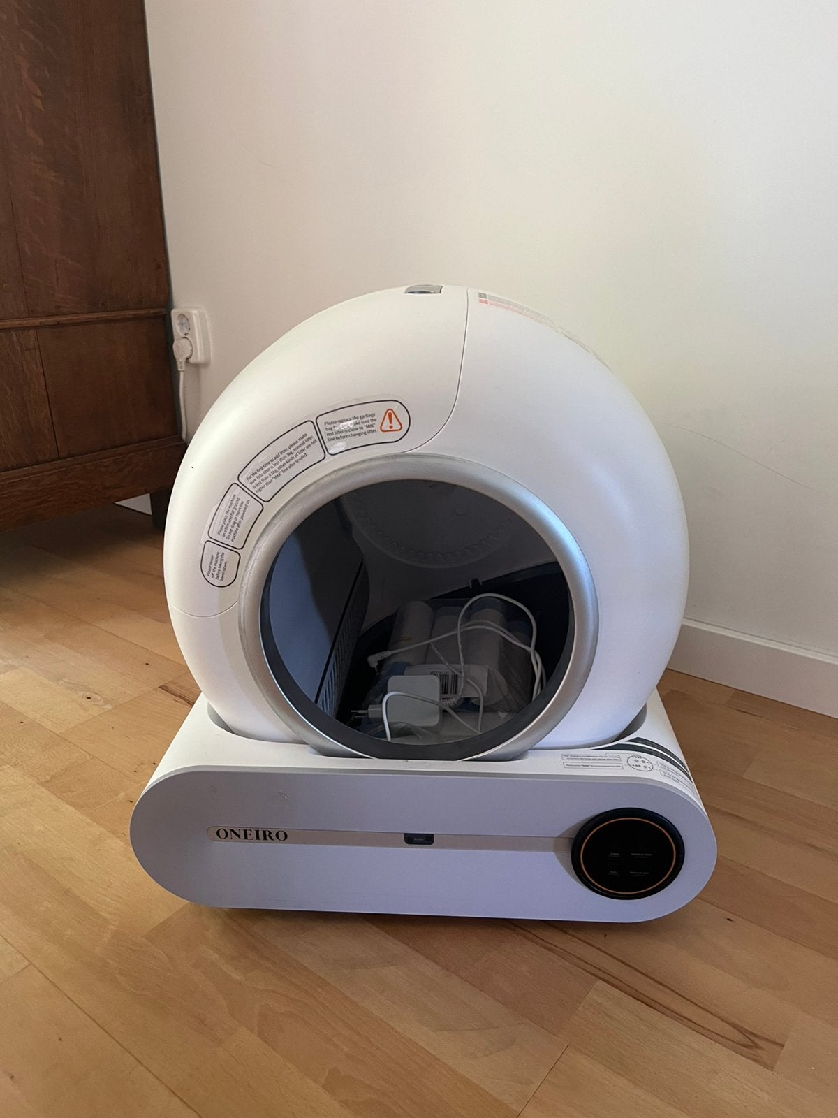 Zelfreinigende kattenbak, Animaux & Accessoires, Bacs à litière, Enlèvement, Comme neuf