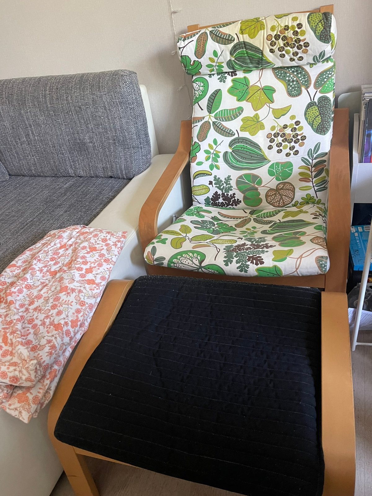 Ikea stoel met voetenbank, Ophalen, Nieuw