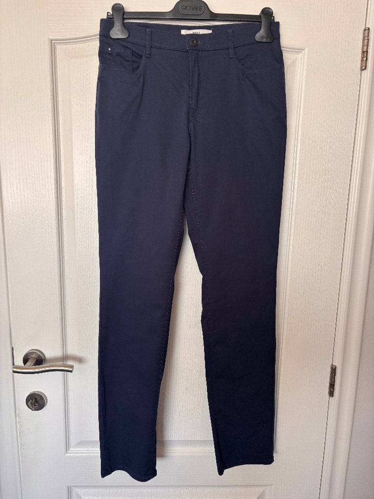 Brax donkerblauwe broek in heel goede st, als nieuw, Ophalen of Verzenden, Zo goed als nieuw, Lang, Brax