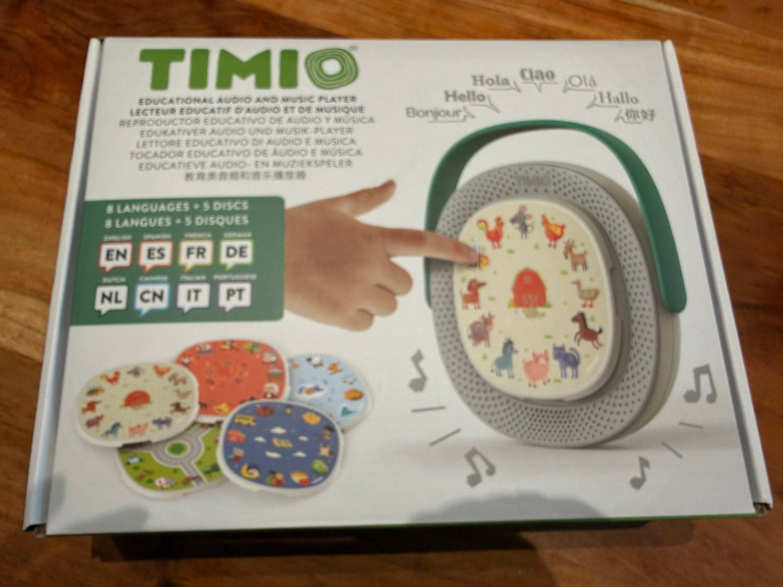 Timio, Enlèvement, Comme neuf