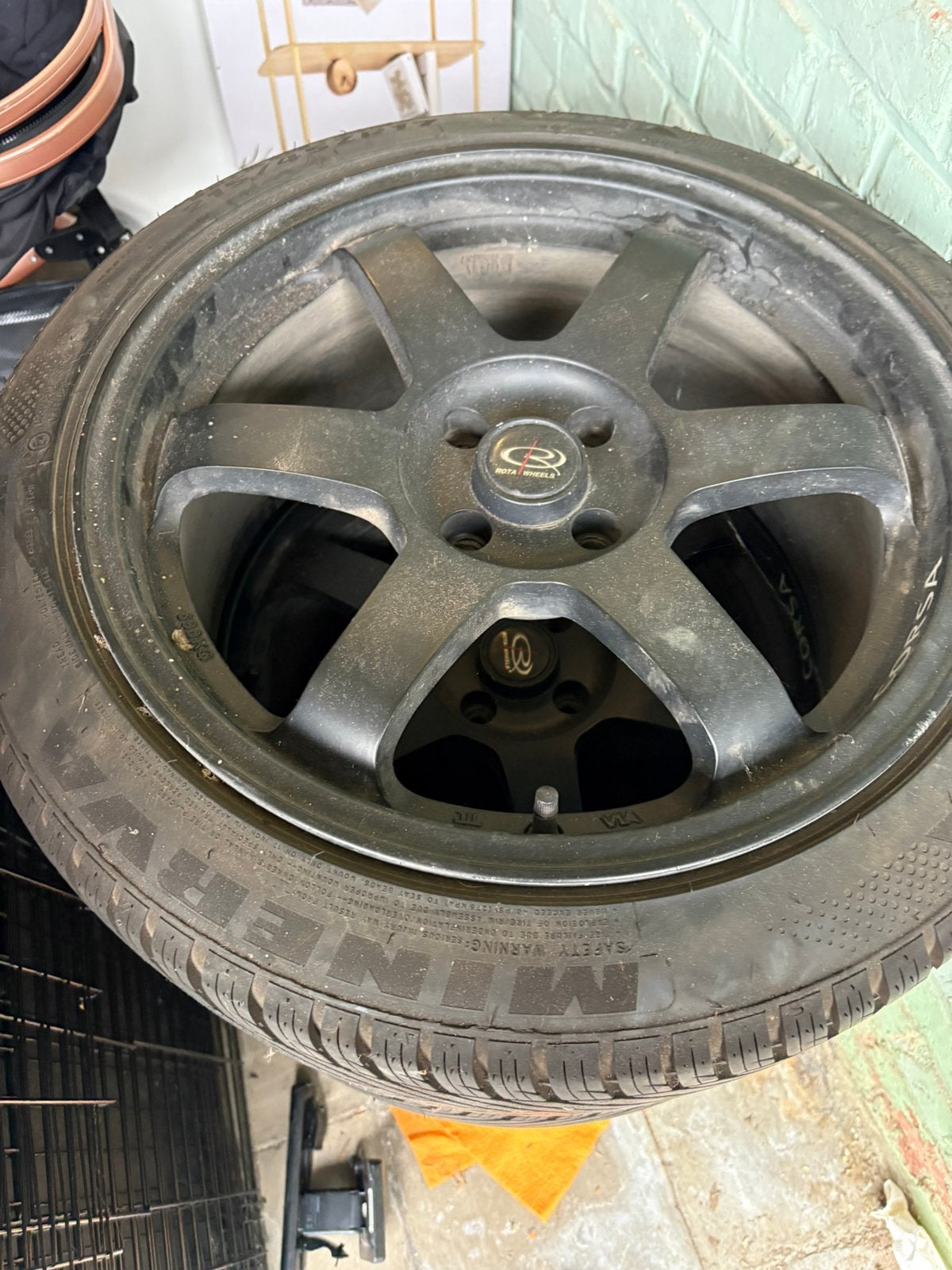 Velgen rota grid 17 inch in goede staat te koop/ruil, Enlèvement, Comme neuf