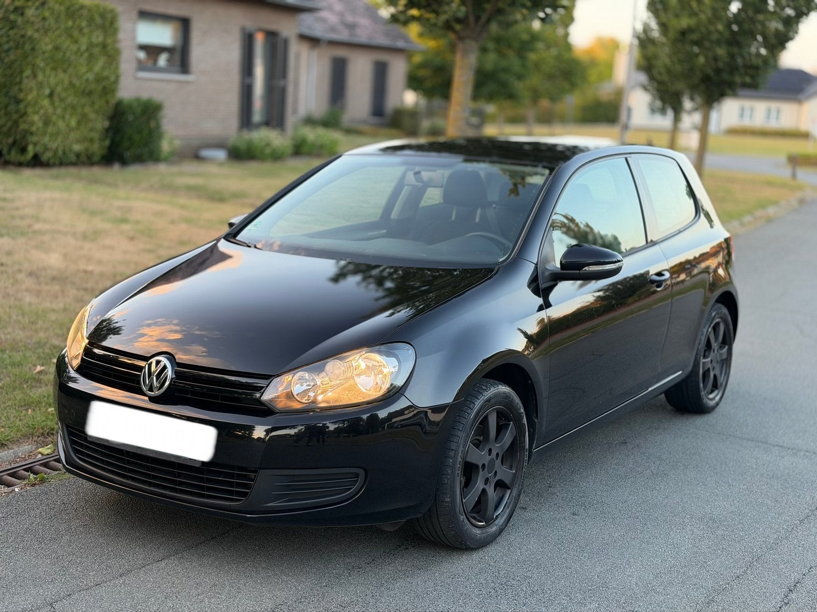 Volkswagen Golf VI 1.4 Benzine Gekeurd voor verkoop, Auto's, Euro 5, 4 cilinders, Zwart, 1400 cc