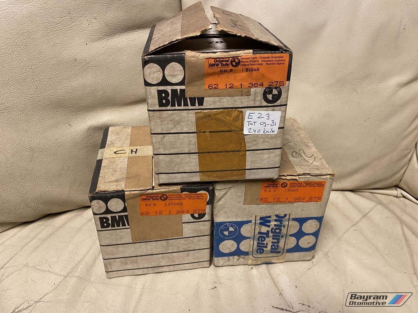 Bmw E23 snelheidsmeter tacho nos 62121364275 7-serie teller, -, Utilisé, -, Enlèvement ou Envoi
