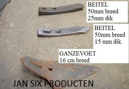 WOELER BEITEL STEENO 50 MM BREED X 25 MM DIK, Ophalen of Verzenden