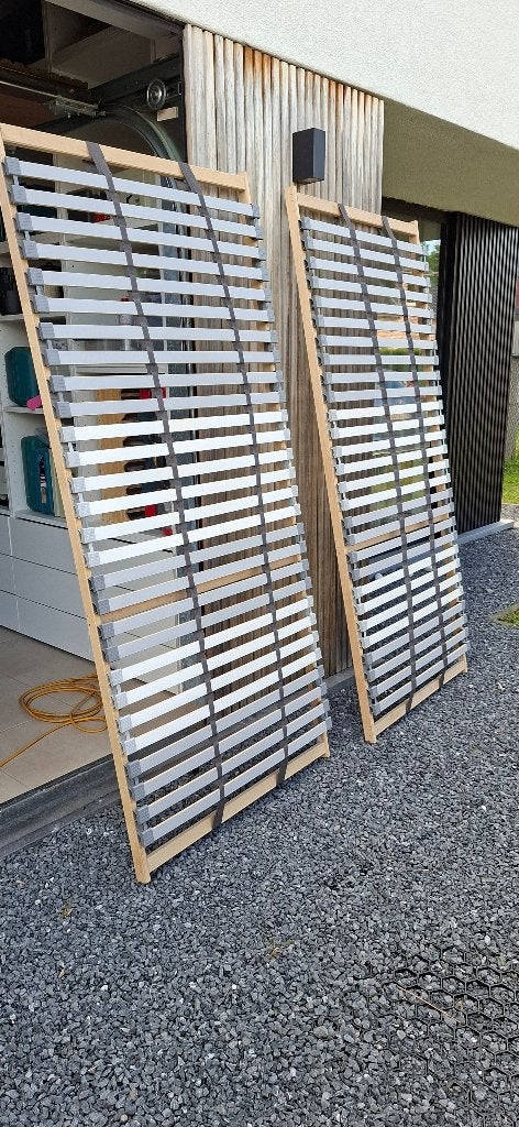Ikea lattenbodem 2 stuks - GRATIS, 90 cm, Brun, Enlèvement, 200 cm
