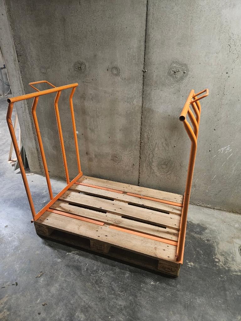 zijsteunen EURO pallet, Doe-het-zelf en Bouw, Ophalen, Zo goed als nieuw