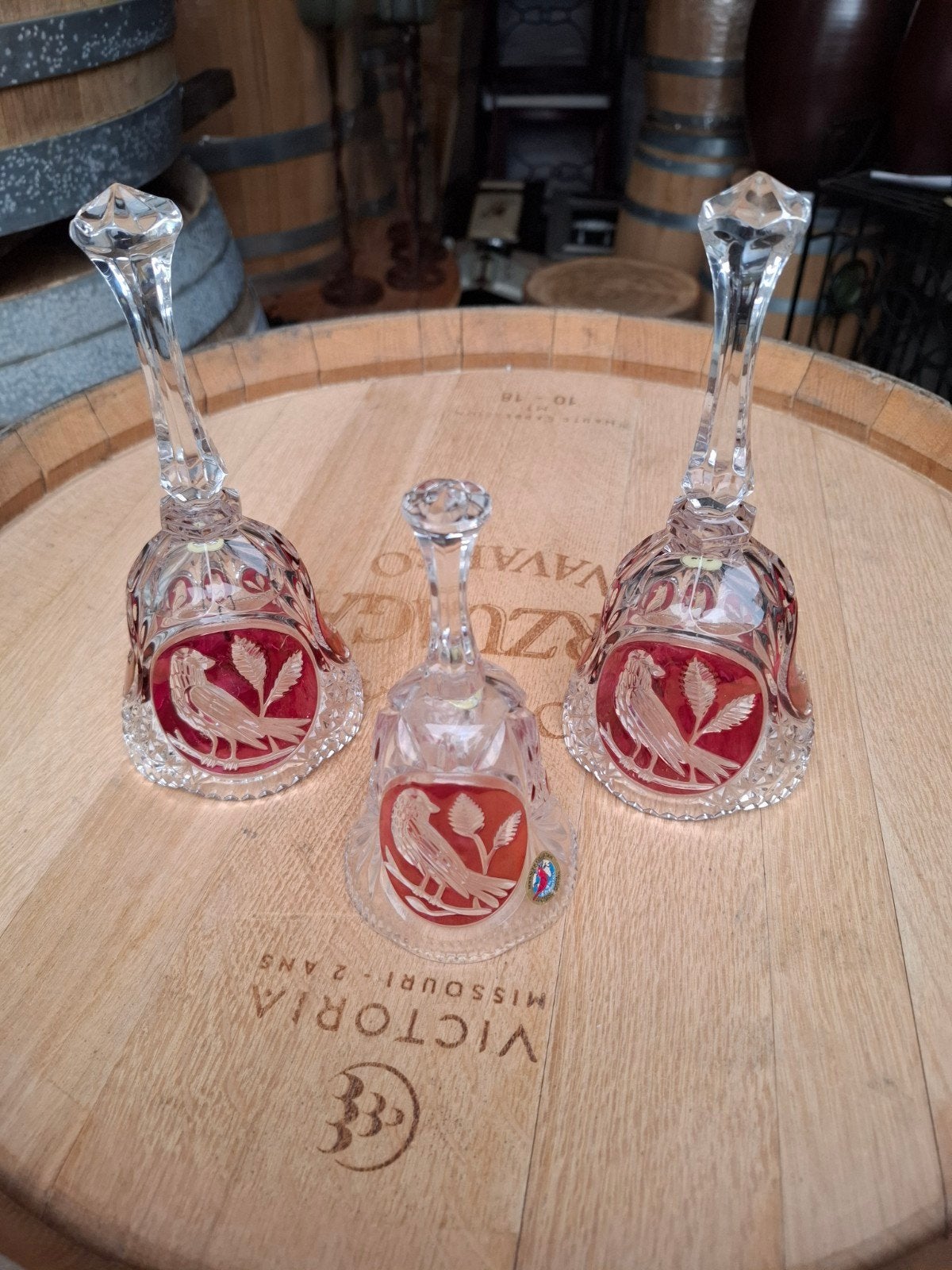 cloches de table en cristal !, Enlèvement ou Envoi