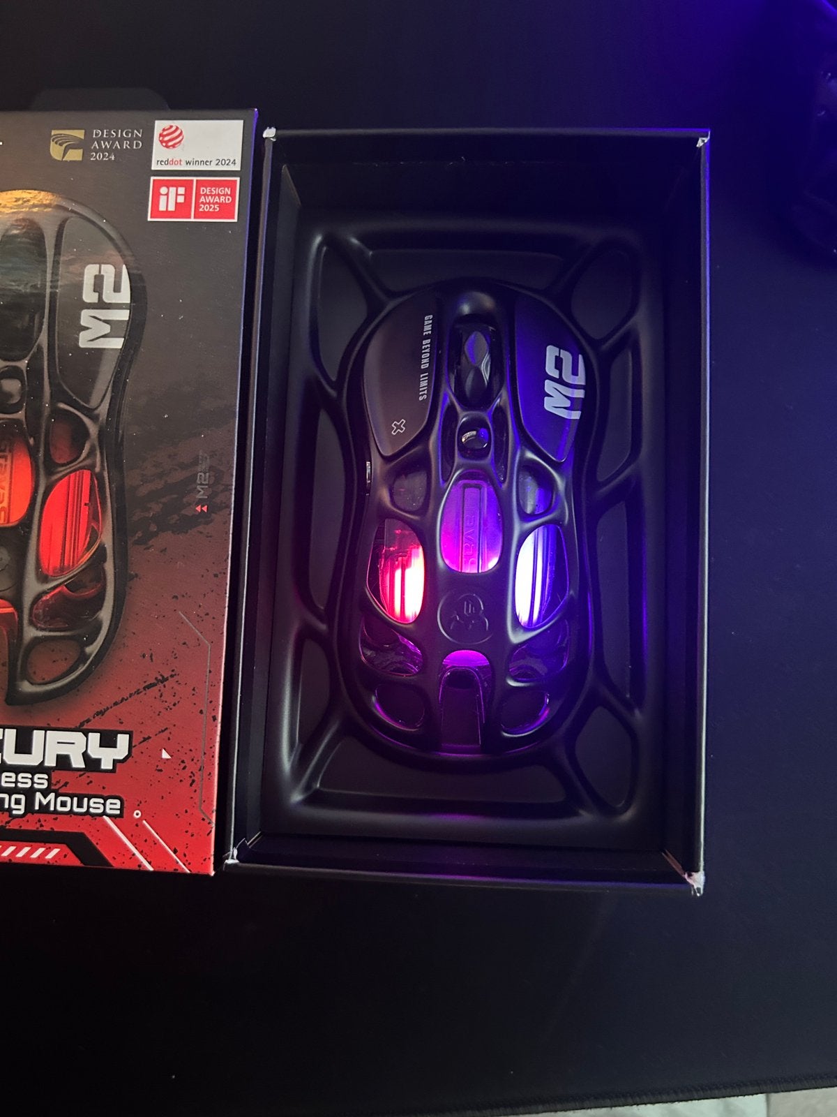 Gravastar m2 mouse, Informatique & Logiciels, Souris, Souris, Comme neuf, Enlèvement, Droitier