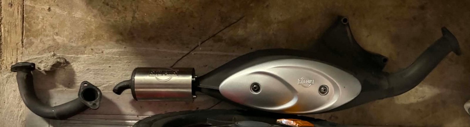 Sito plus uitlaat voor piaggio, Ophalen, Zo goed als nieuw