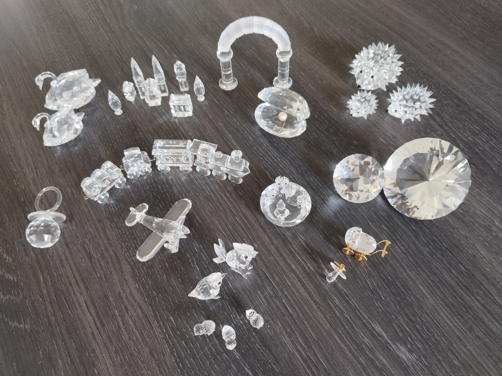 Verzameling Swarovski, Ophalen