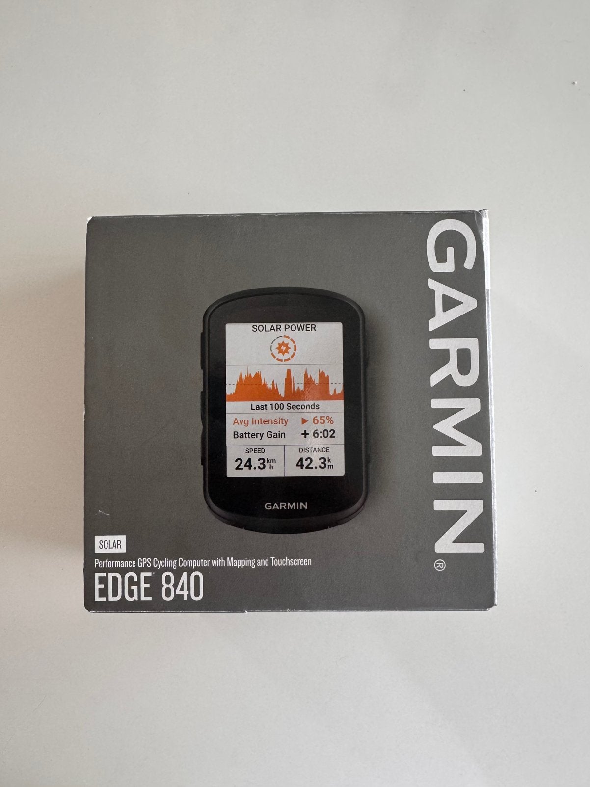 Garmin Edge 840 Solar met doos en stuurhouder, Vélos & Vélomoteurs, Accessoires vélo | Compteurs de vélo, Enlèvement ou Envoi