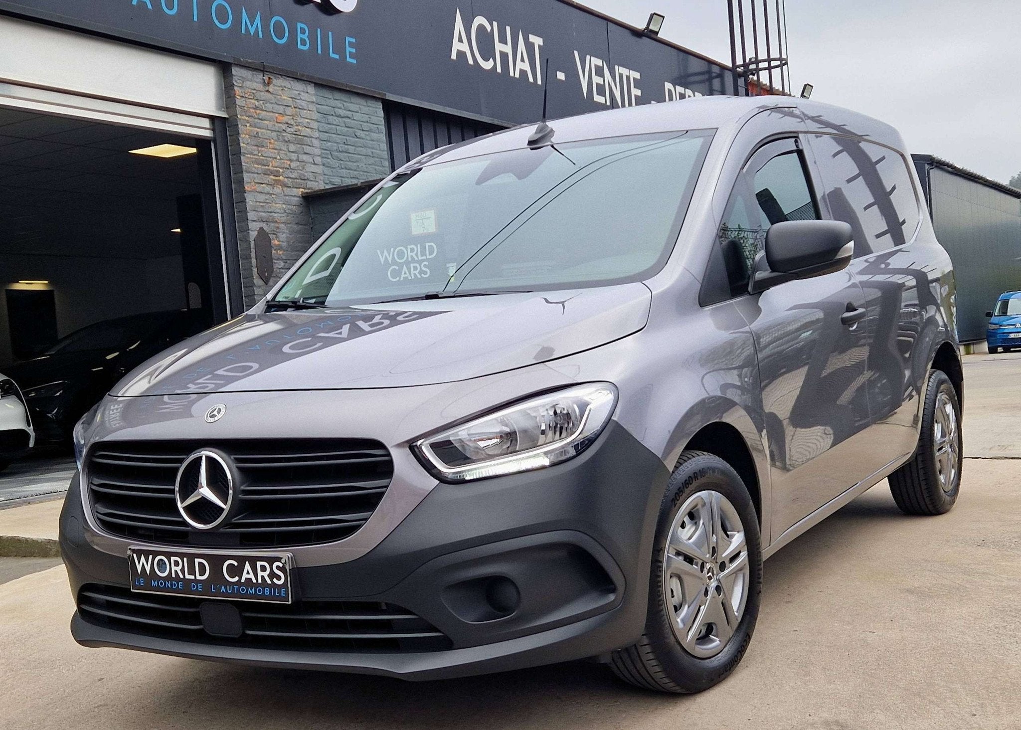 Mercedes-Benz Citan 1.5 CDI 110 - TVAC / BTWin - 3 PLACES -, Auto's, 4 deurs, Stof, Gebruikt, 4 cilinders