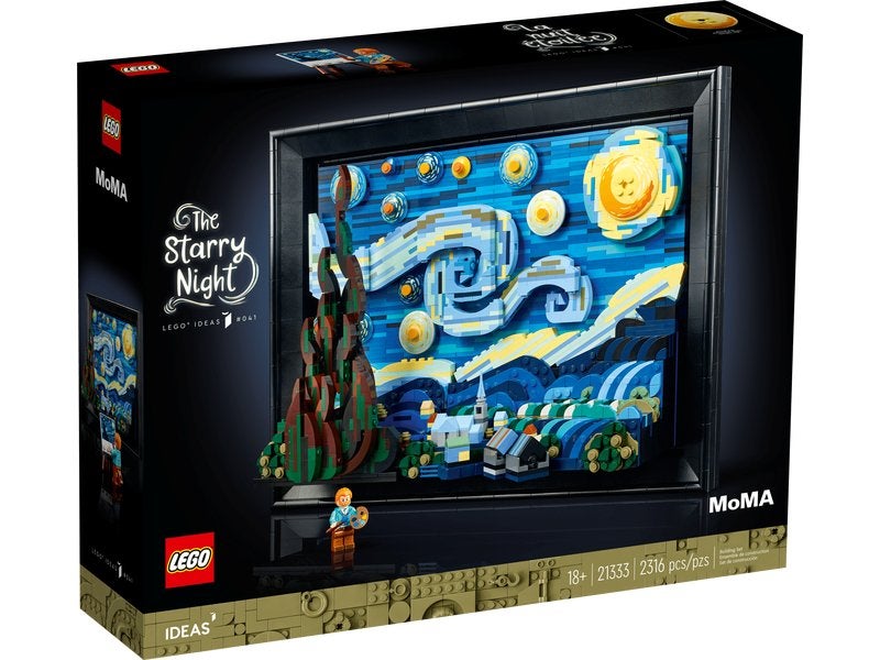 Lego 21333 Ideas Vincent Van Gogh Sterrennacht NIEUW, Neuf, Lego, Ensemble complet, Ideas