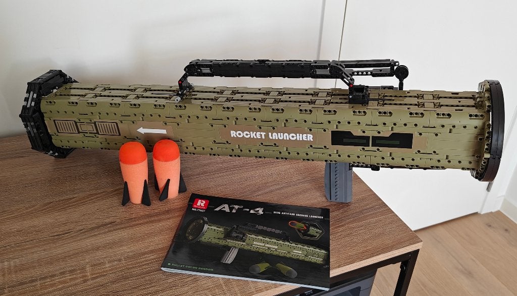 REOBRIX 77027 - AT-4 M136 Anti Tank Grenade Launcher, Lego, Inclusief instructies, Ophalen of Verzenden, Zo goed als nieuw
