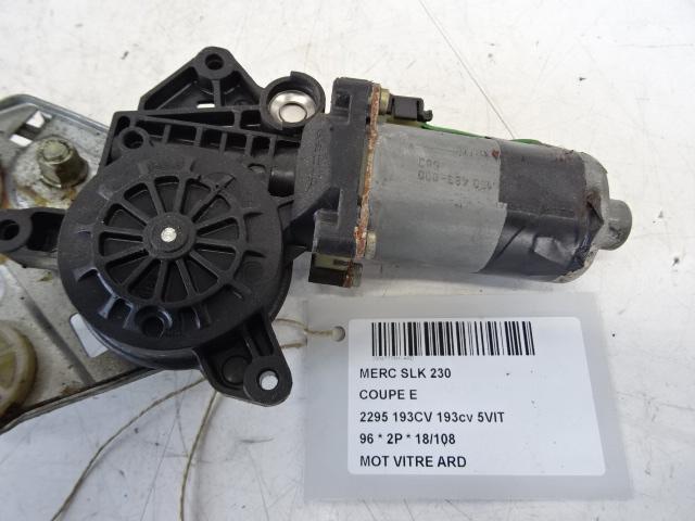 MOTOR RAAMMECHANIEK RECHTS ACHTER SLK (R170) (0130821630), Auto-onderdelen, Gebruikt, Achter, Mercedes-Benz