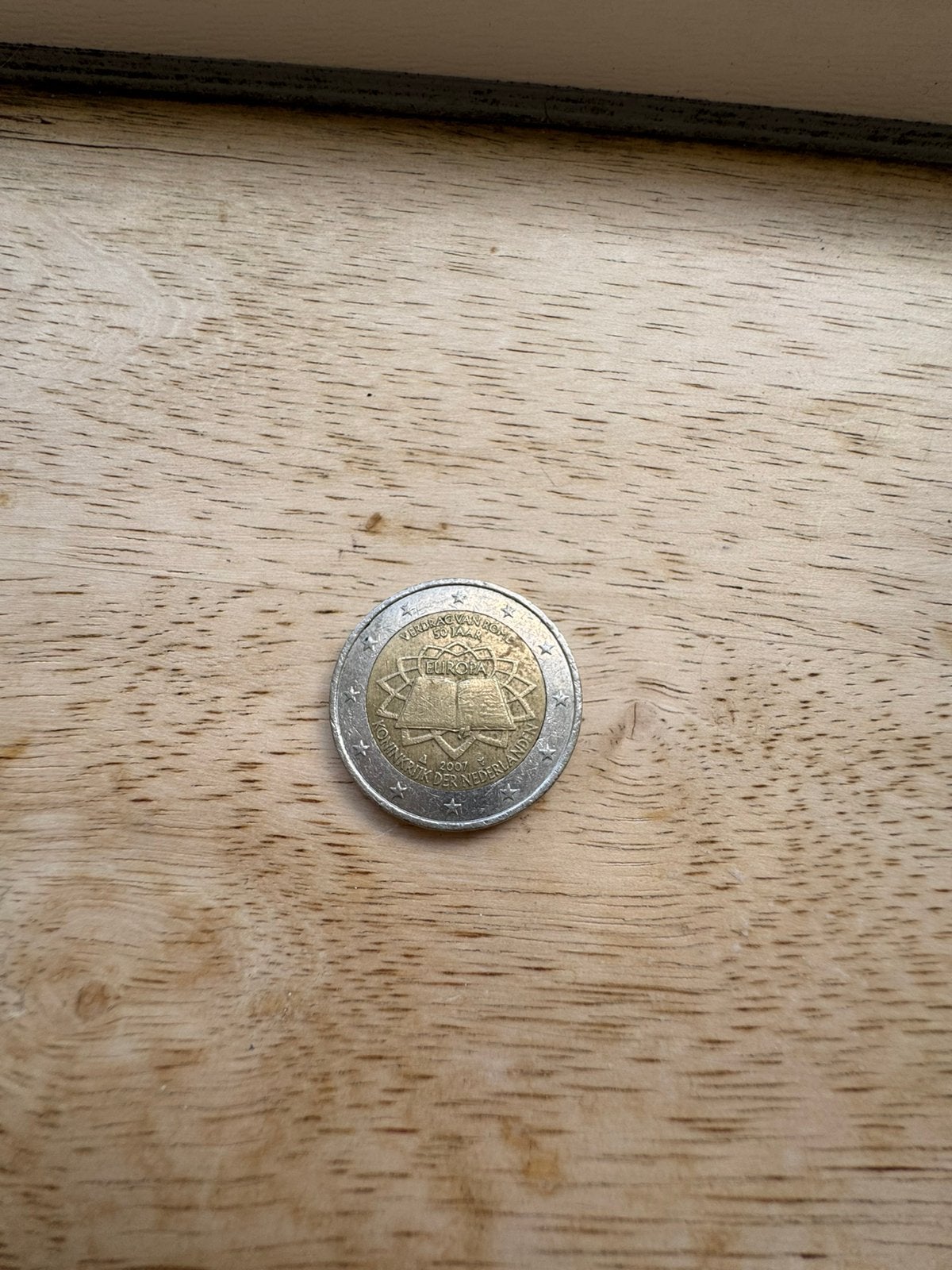 Muntstuk 2 euro koninkrijk der Nederlanden, Ophalen of Verzenden, 2 euro