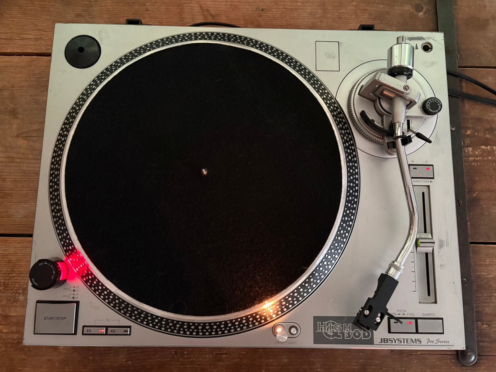 Jbsystems pro series HIGH Q30d + ORTOFON vinyl draaitafel, Gebruikt, Pitch-regelaar, Platenspeler, Ophalen
