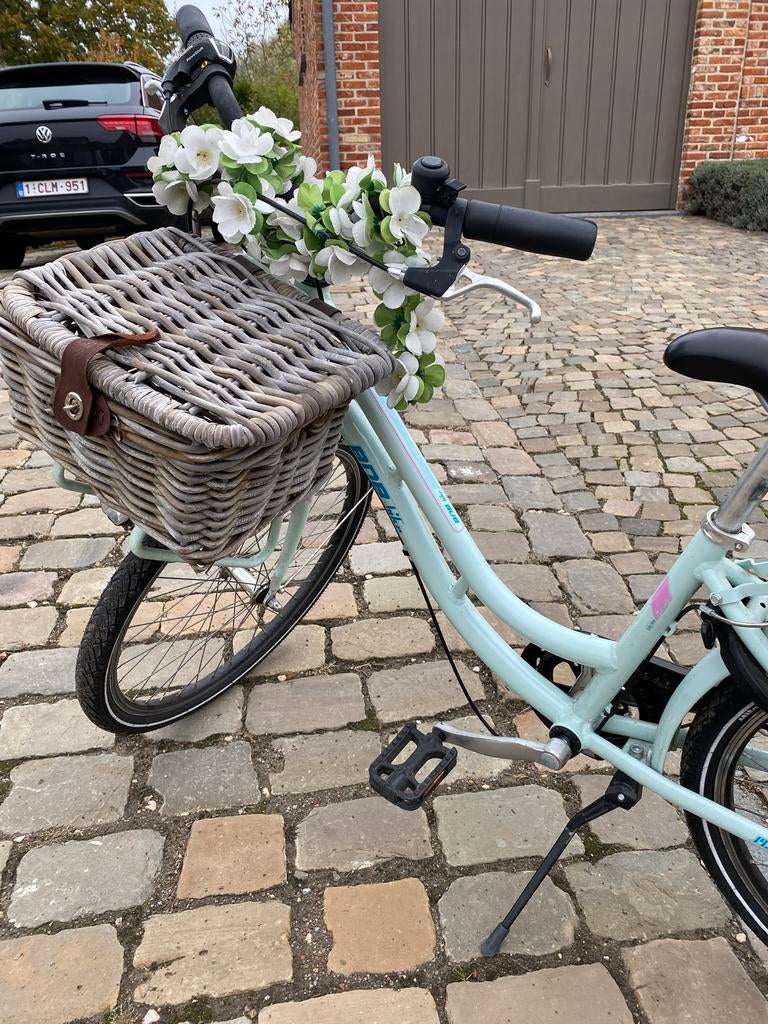 Meisje fiets met mand, Ophalen, Zo goed als nieuw