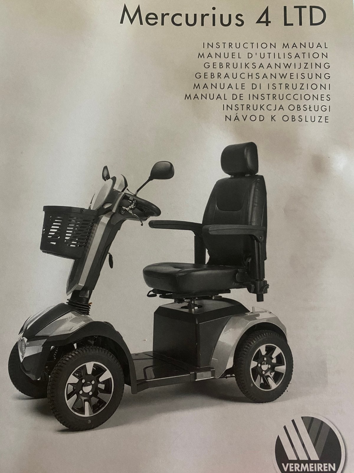 Elektrische scooter Mercurius 4 LTD-nieuw, Ophalen, Nieuw, 36 t/m 45 km, Vermeiren