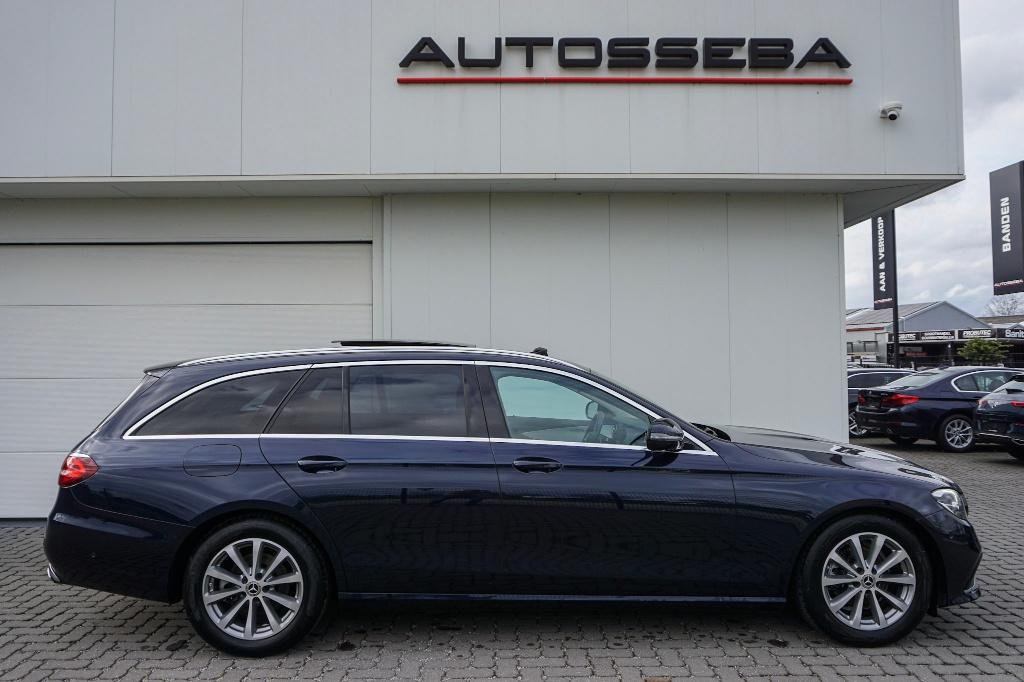 Mercedes E200d Aut. Break Pano/Camera/Garantie, Auto's, Mercedes-Benz, Automaat, Lichtsensor, Achterwielaandrijving, Euro 6