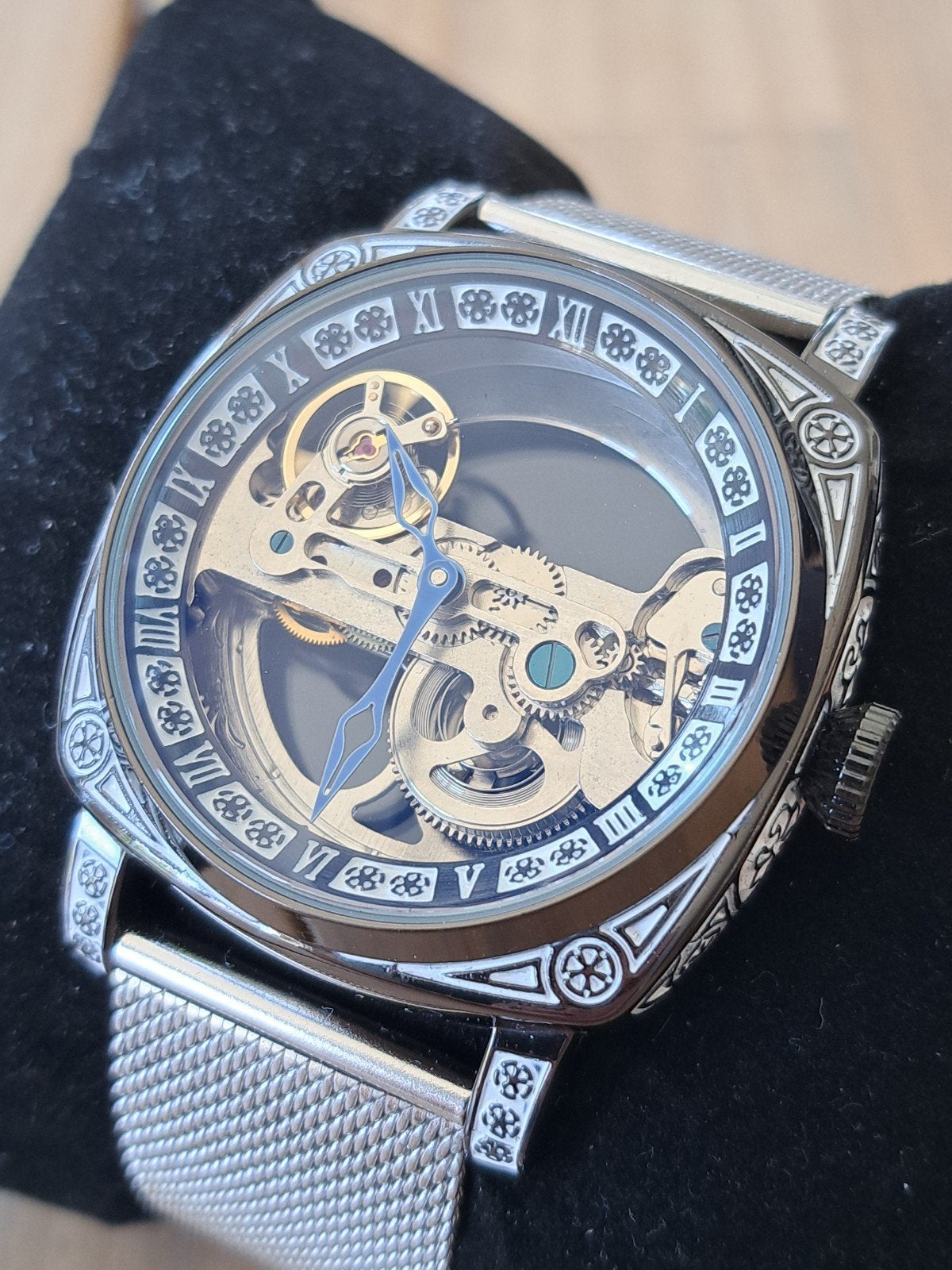 Lindberg & Sons automatisch skeleton horloge, Ophalen of Verzenden