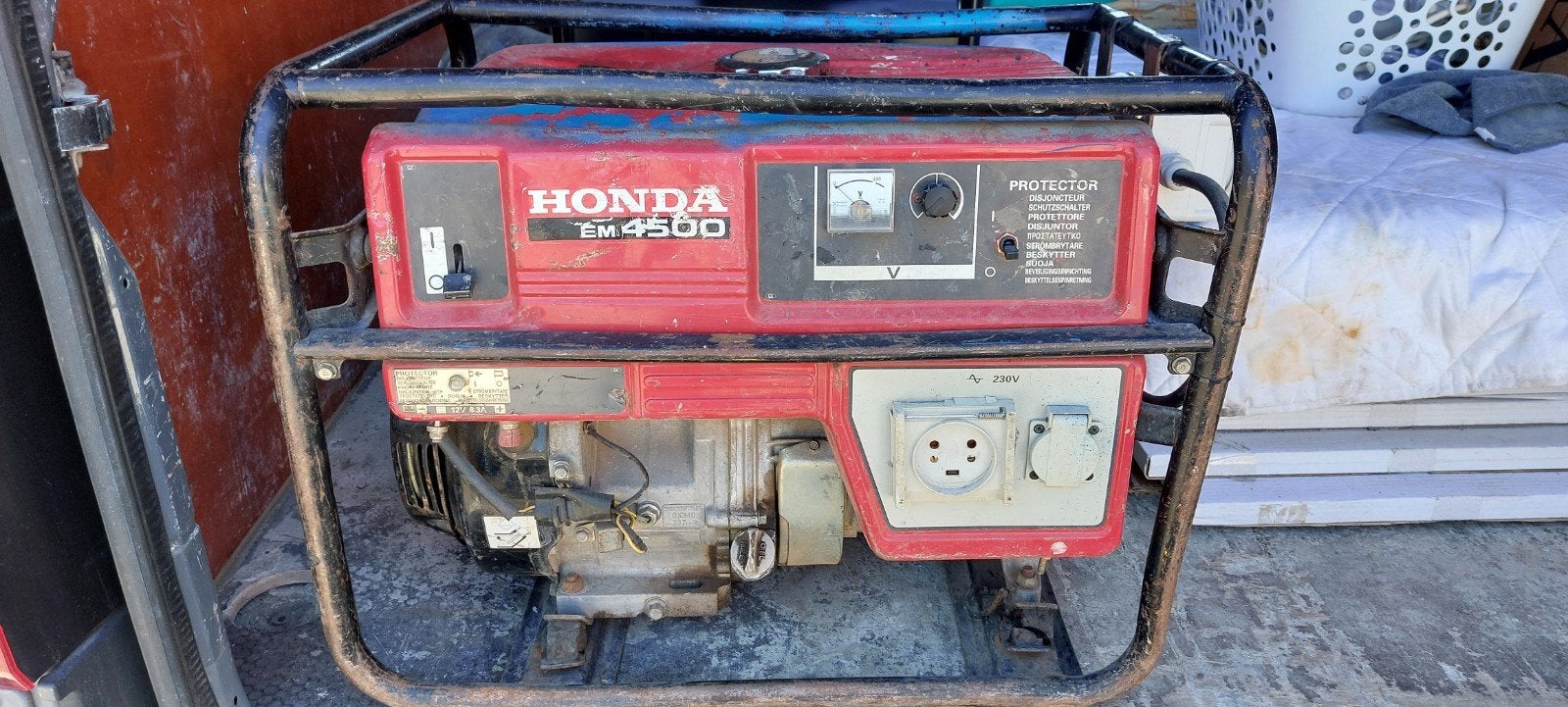 Honda EM 4500  Generator.  met GX 340 motor, Doe-het-zelf en Bouw, Ophalen, Benzine