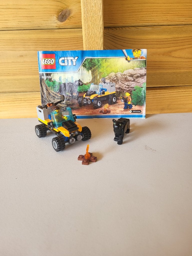 Lego City Set 60159 - Jungle missie met halfrupsvoertuig, Lego, Ophalen of Verzenden, Inclusief instructies, Complete set