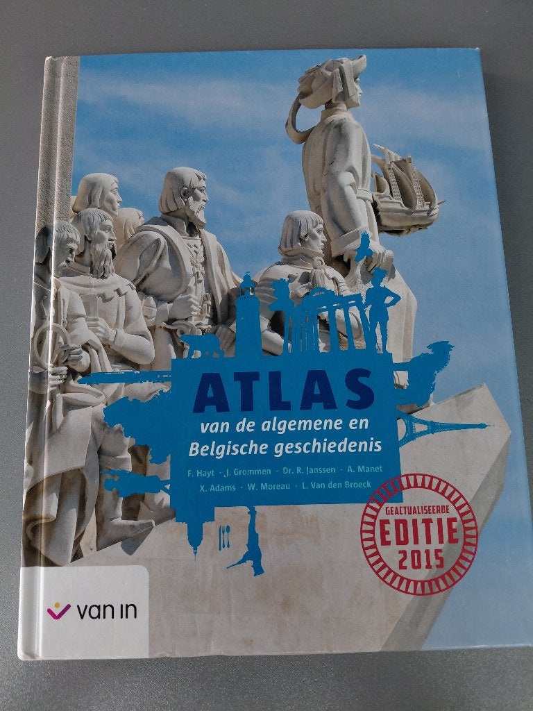 Atlas van de algemene en Belgische geschiedenis, Autres régions, Enlèvement ou Envoi, Van in, Autres atlas