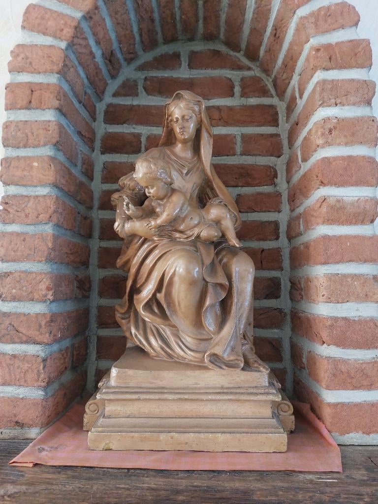 Beeld Maria met Jezus, Antiek en Kunst, Kunst | Beelden en Houtsnijwerken, Ophalen