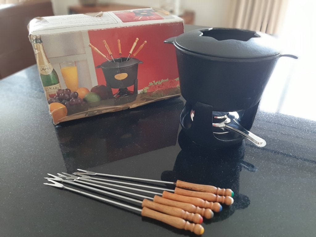 Fondue toestel, Elektronische apparatuur, Fonduesets, Ophalen, Gebruikt, Fondueset