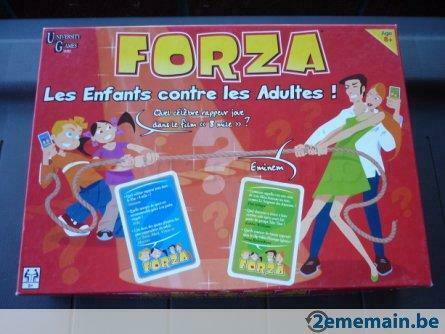 Jeu - Forza Les enfants contre les adultes, Hobby & Loisirs créatifs, Enlèvement ou Envoi, Utilisé