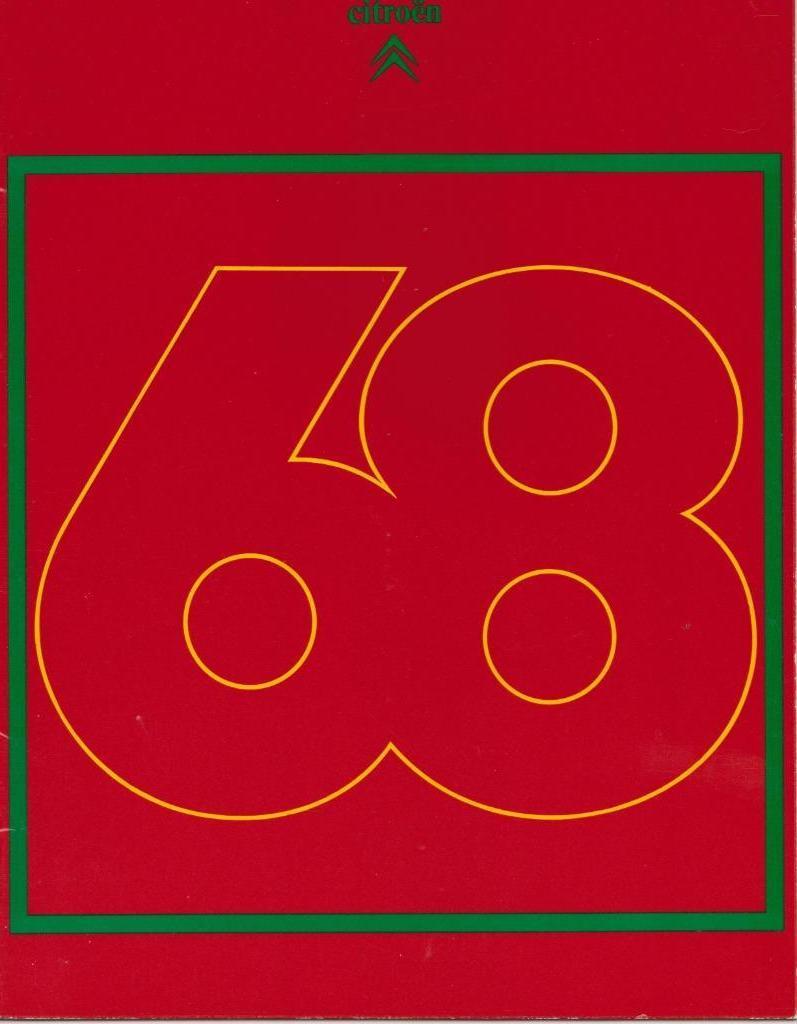 CITROEN 1968 luxe brochure van gamma, Ophalen of Verzenden, Zo goed als nieuw, Citroën
