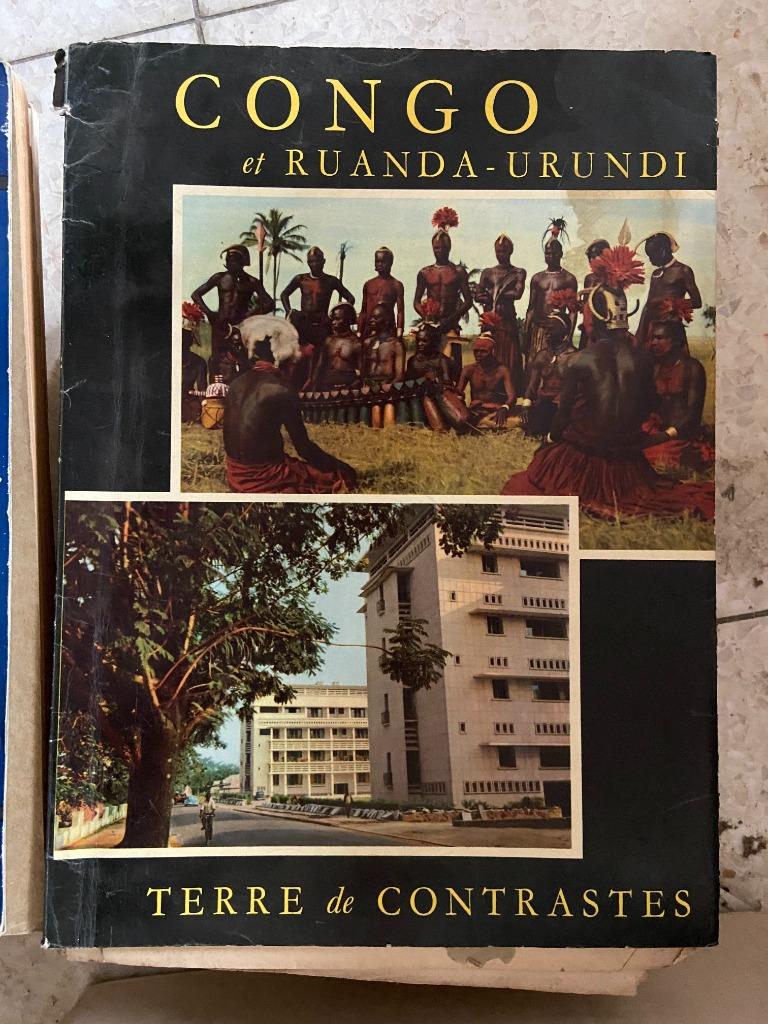 Oude boeken over Afrika, Congo en Ruanda-Urundi, Antiek en Kunst, Antiek | Boeken en Manuscripten, Ophalen, AUTRES