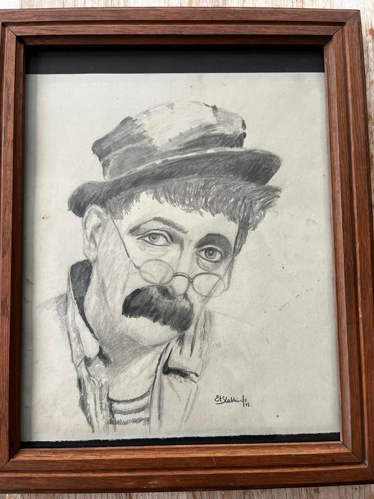 Originele potlood tekening van Doris, Ophalen