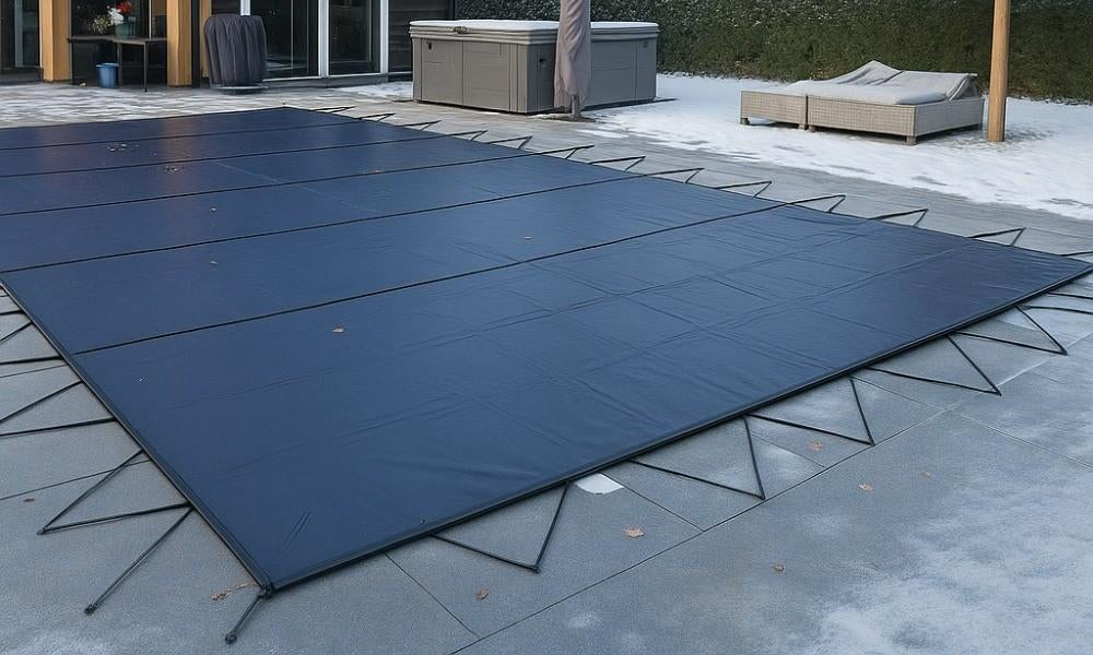 Blue poolcoversBlue Poolcovers Winter Ultralight, Tuin en Terras, Ophalen, Nieuw, Afdekzeil