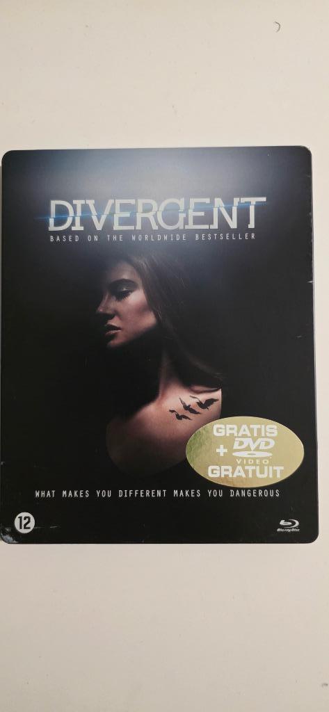 Divergent STEELBOOK, CD & DVD, Blu-ray, Comme neuf, Science-Fiction et Fantasy, Enlèvement ou Envoi