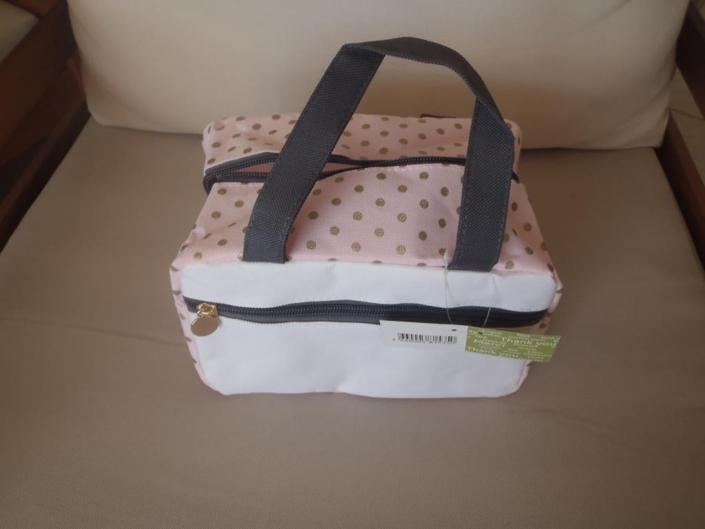 Wit en roze hoesje, Handtassen en Accessoires, Toilettassen, Ophalen of Verzenden, Nieuw, Overige kleuren, Dame