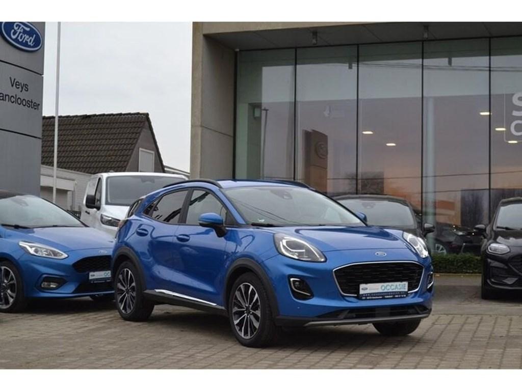 Ford Puma Titanium X 1.0i, Puma, Blauw, Handgeschakeld, 5 deurs