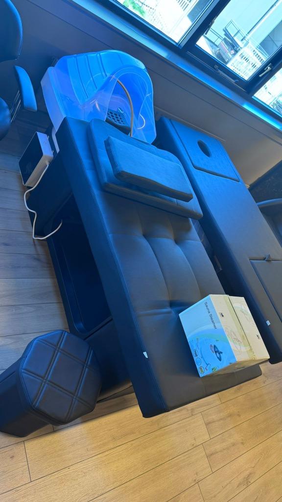 Japanse Head Spa plus stoomcabine massage bed wasunit wasbak, Huis en Inrichting, Ophalen of Verzenden, Nieuw