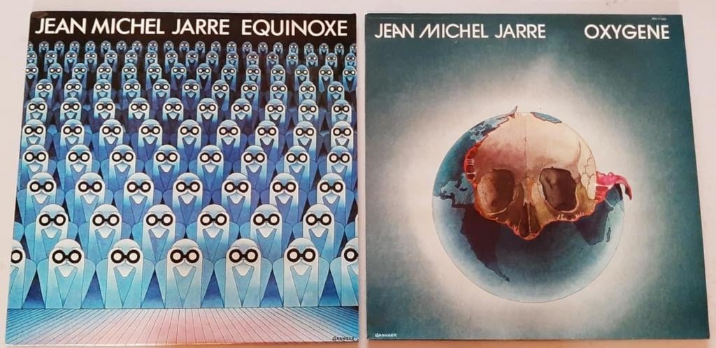 Lot de 2 vinyles 33 tours - Jean-Michel Jarre, Enlèvement, Comme neuf