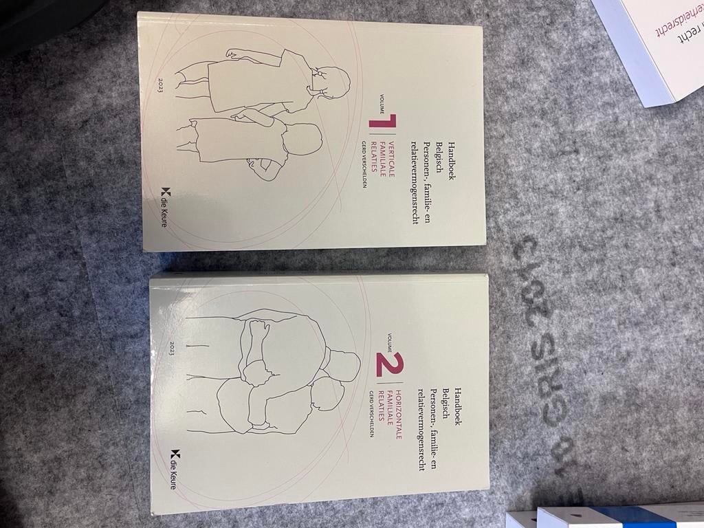 Handboek Belgisch personen, familie en relatievermogensrecht, Boeken, Ophalen of Verzenden, Zo goed als nieuw