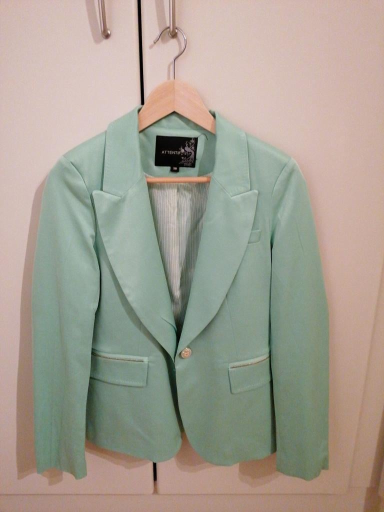 Blazer voor dames maat 38, Kleding | Dames, Ophalen of Verzenden, Zo goed als nieuw, Jasje, Groen