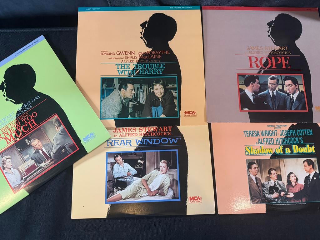 Lot Laserdiscs Alfred Hitchcock, Enlèvement ou Envoi, Comme neuf