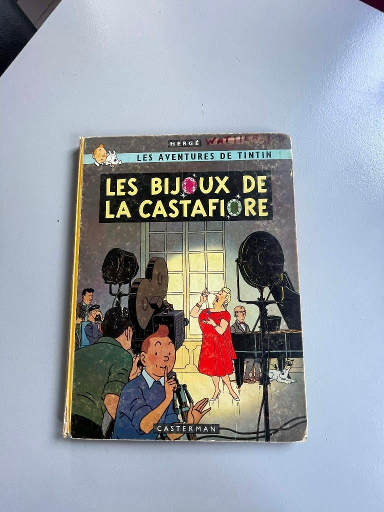 Album Tintin " Les Bijoux de la Castafiore" 1963/1963, Enlèvement ou Envoi, Une BD, Utilisé, Hergé
