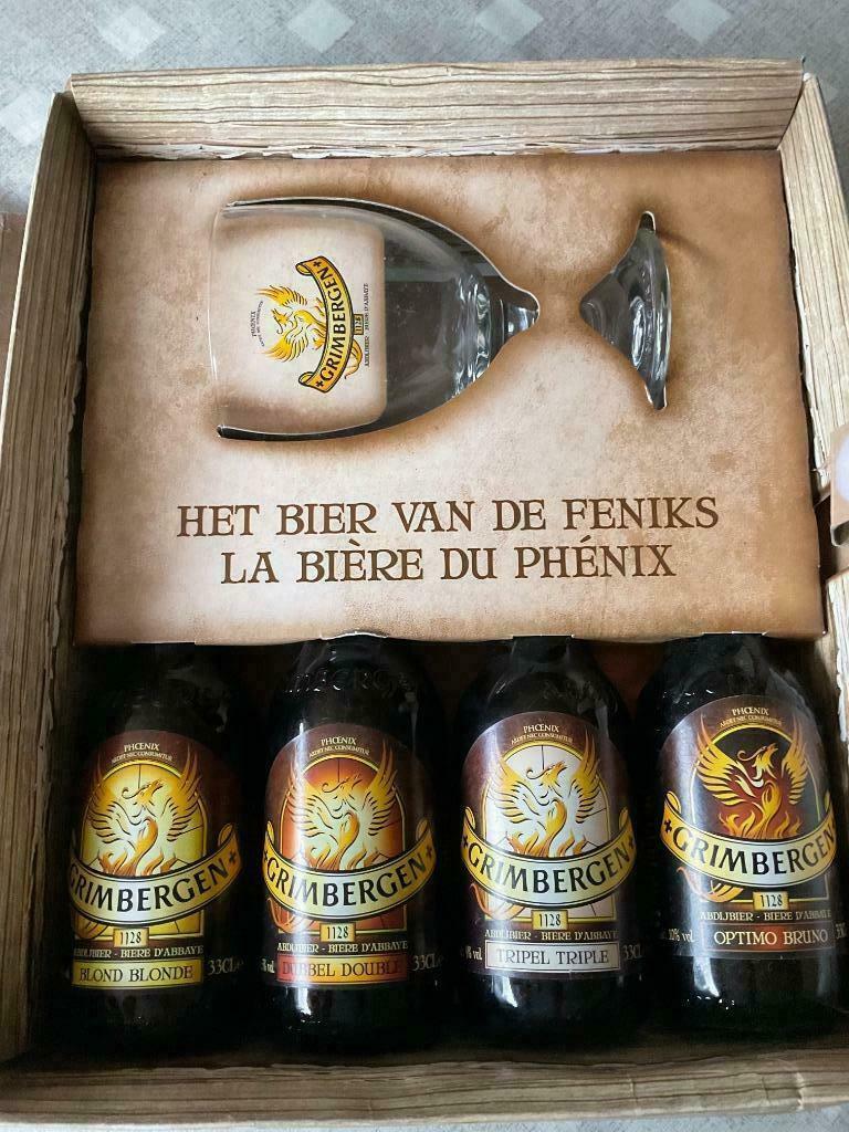 HET BIER VAN DE FENIKS (GRIMBERGEN) retro, Verzamelen, Biermerken, Ophalen of Verzenden, Nieuw
