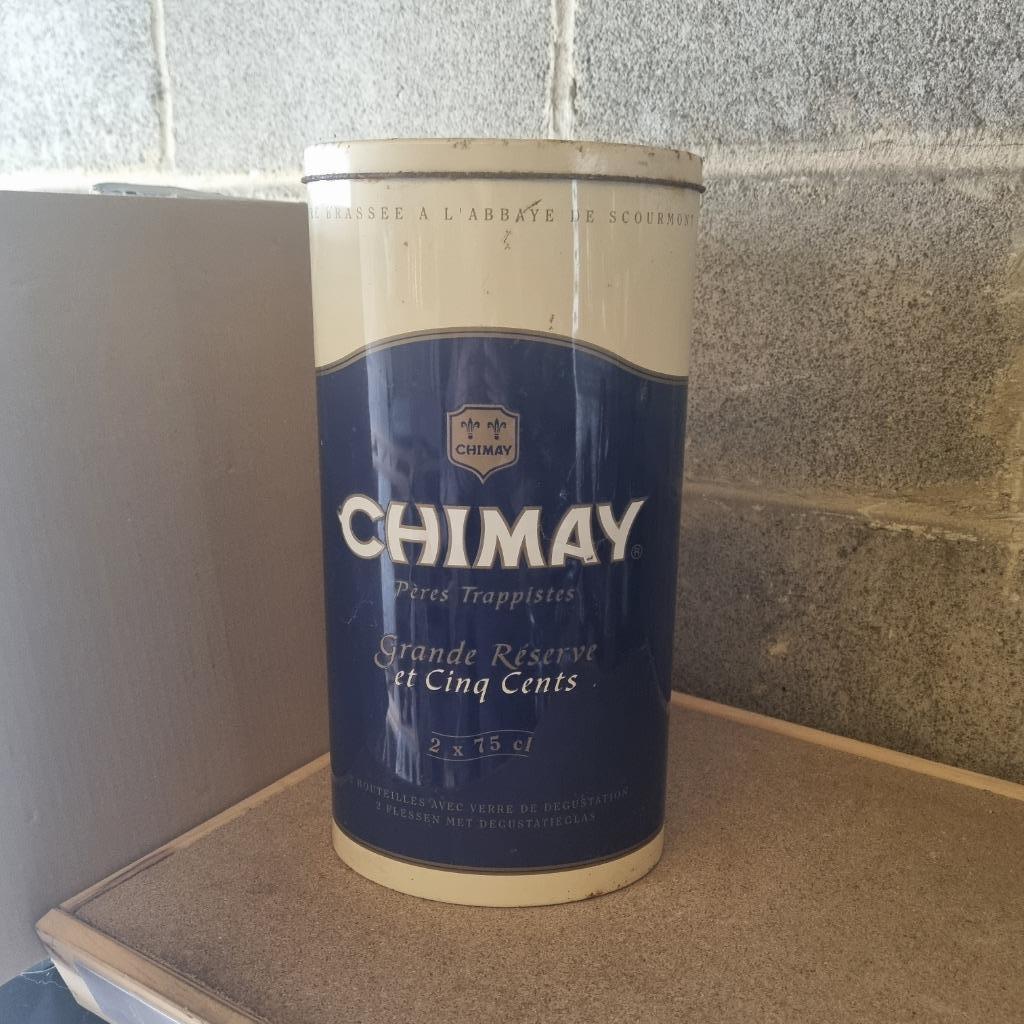 Coffret en fer Chimay, Verzamelen, Ophalen of Verzenden, Gebruikt, Flesje(s), Overige merken