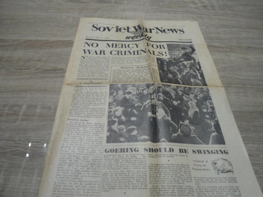 Voormalige originele krant Propaganda mei 1945 in zijn oorsp, Verzamelen, Ophalen of Verzenden, Overige soorten, Boek of Tijdschrift
